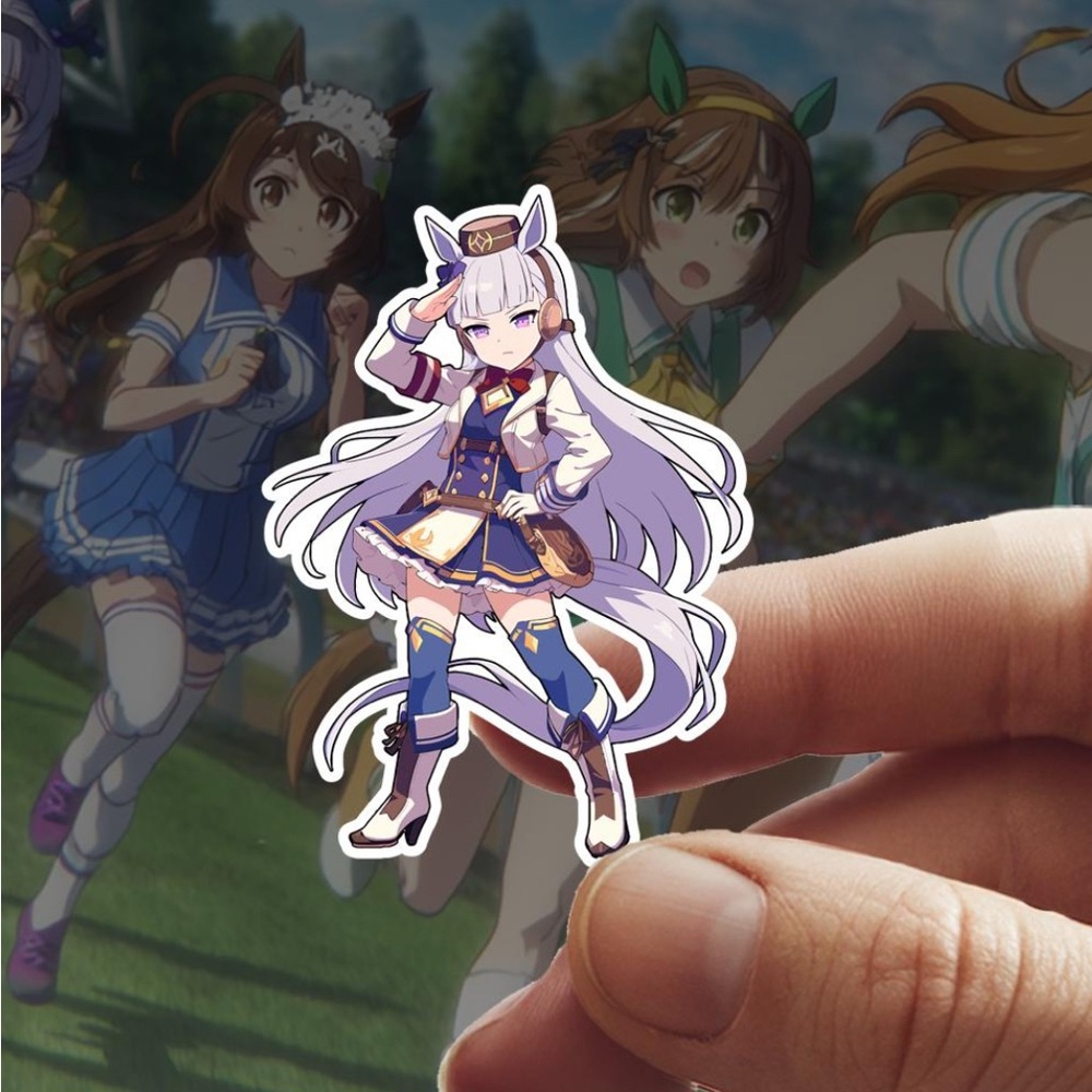 Gold Ship Waterproof Sticker - Uma Musume 4x6cm